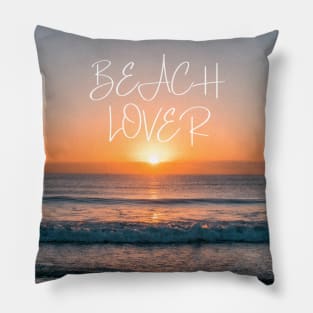 Sunrise - beach lover tshirt Pillow