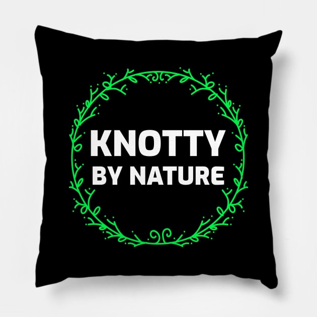 Knotty by Nature Pillow by Pro Melanin Brand