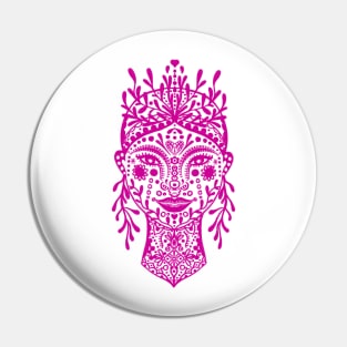 Henna woman 2 Pin