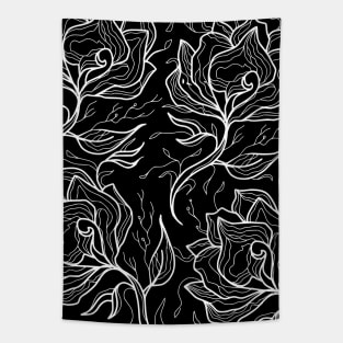 Abstract Geometric floral Tapestry