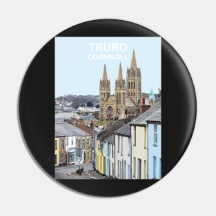 Truro Cornwall. Cornish gift. Kernow fishing harbour Pin