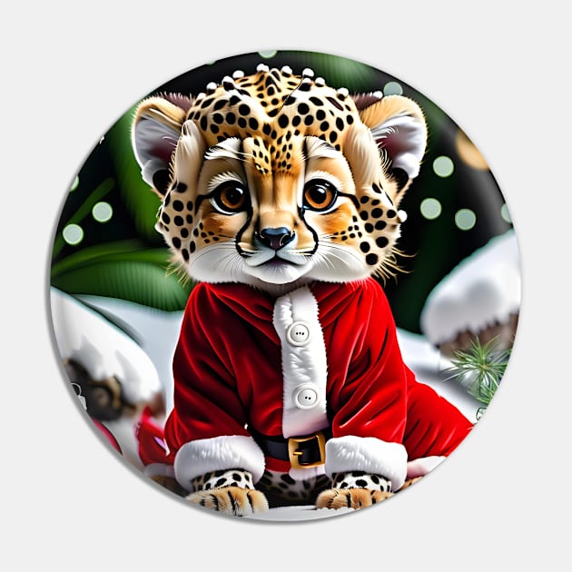 Santa Baby Cheetah Pin by rturnbow