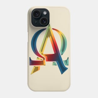 Greek Alphabet - Letter Alpha Omega 1 Phone Case