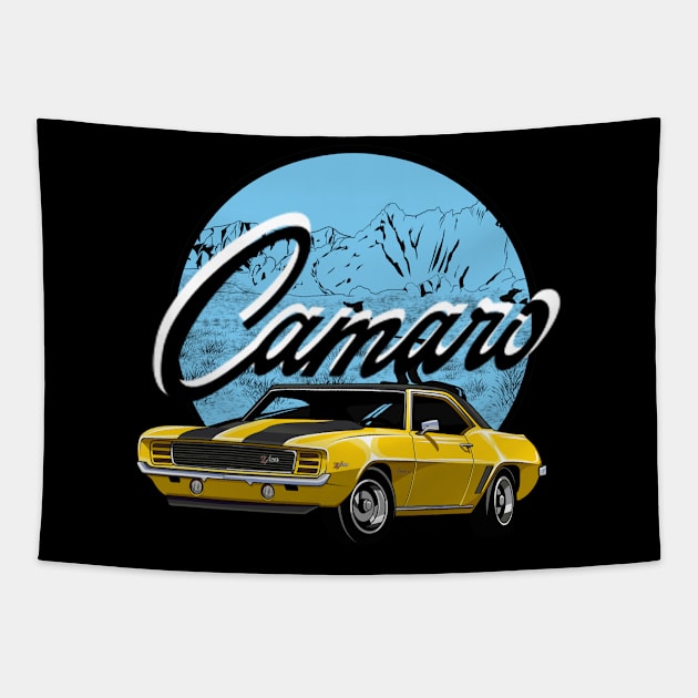 Classic Camaro Tapestry by Aiqkids Design