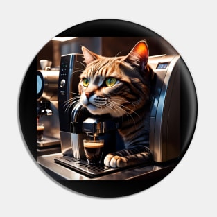Purr-Espresso Deluxe Pin
