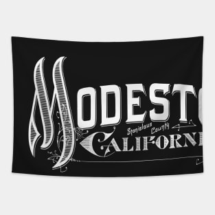 Vintage Modesto, CA Tapestry