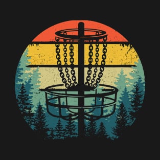 Retro Disc Golf For Men Women Flying Disc Sport Player Lover T-Shirt