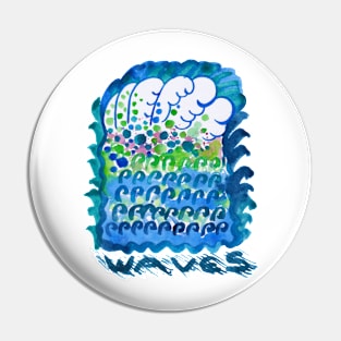 Waves Pin