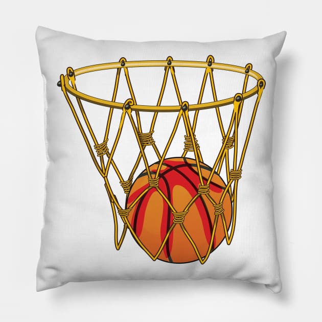 Basketball Hoop Pillow by nickemporium1