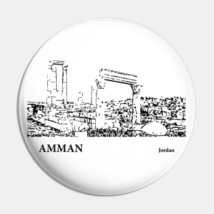 Amman - Jordan Pin