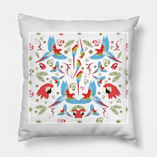 Red Parrot design Pillow