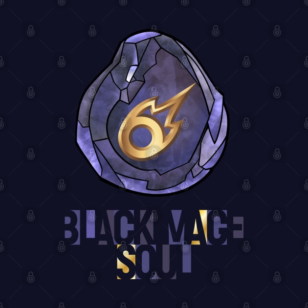 Black Mage Soul - FF14 Job Crystal by SamInJapan