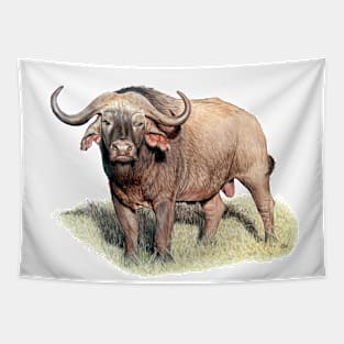 Buffalo Painting Tapestry