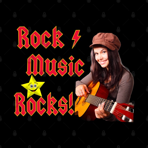 Rock Music Rocks! Corny Acoustic Guitar Music by blueversion