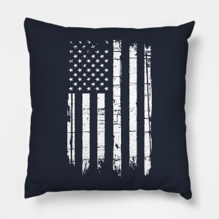 USA FLAG DISTRESSED GRUNGE Pillow