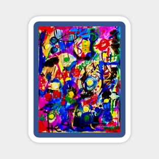 Abstract Astrology Pop Art Magnet