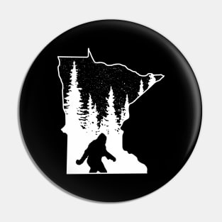 Minnesota Bigfoot Gift Pin