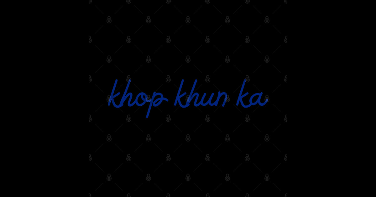 khop khun ka Thai blue Flag color Khop Khun Ka Sticker TeePublic
