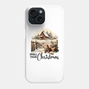 small town christmas Phone Case