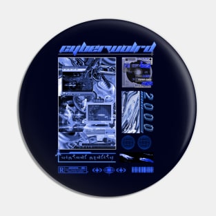 Cybercore World Aesthetic Design Pin