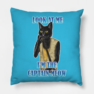 I'm the Captain Meow Pillow