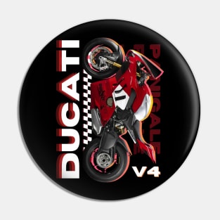 Red Ducati Panigale Pin