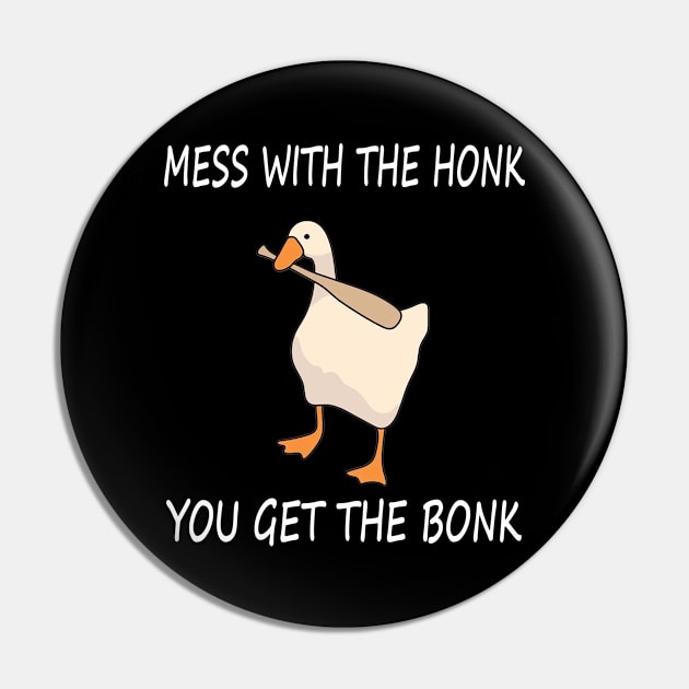 Untitled Goose Design Pin by MulletHappens