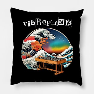 Vintage Vibraphones Music in the Japanese Great Wave Pillow