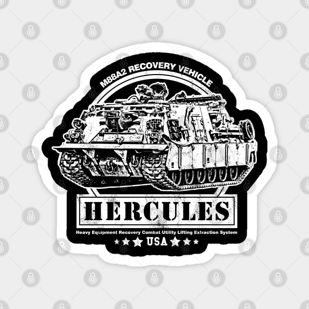 M88 Hercules Armoured Recovery Vehicle Magnet by rycotokyo81