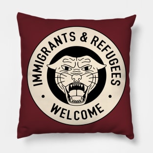 Immigrants and Refugees Welcome Pillow