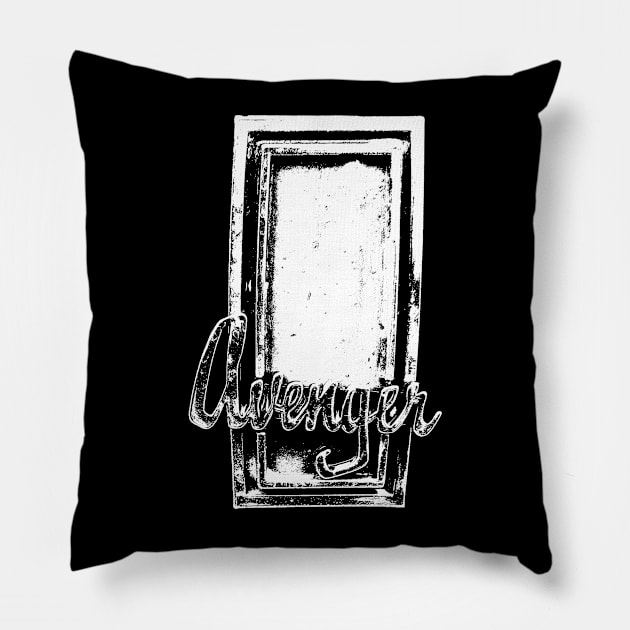 Hillman Avenger 1970s classic car badge Pillow by soitwouldseem