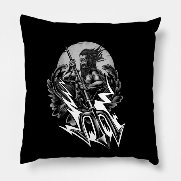 Poseidon Pillow by barmalisiRTB