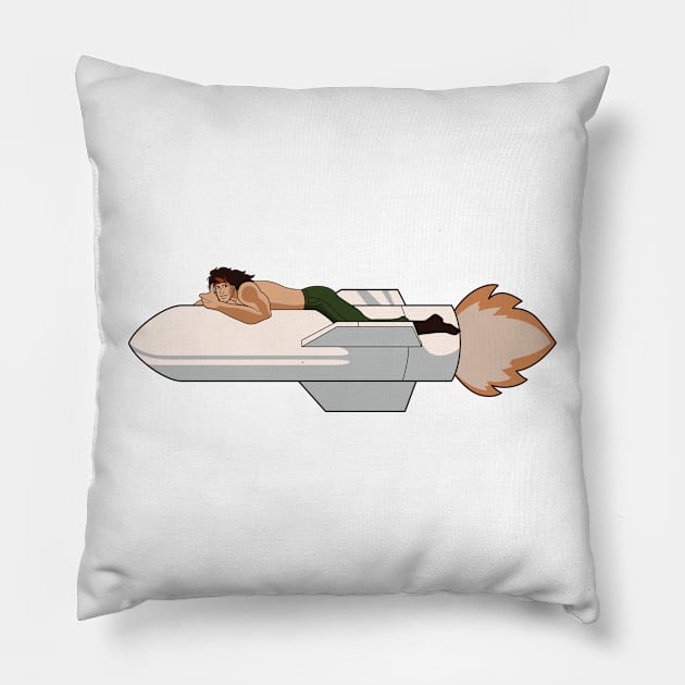 Thumbs up rambo Pillow by Oyeplot