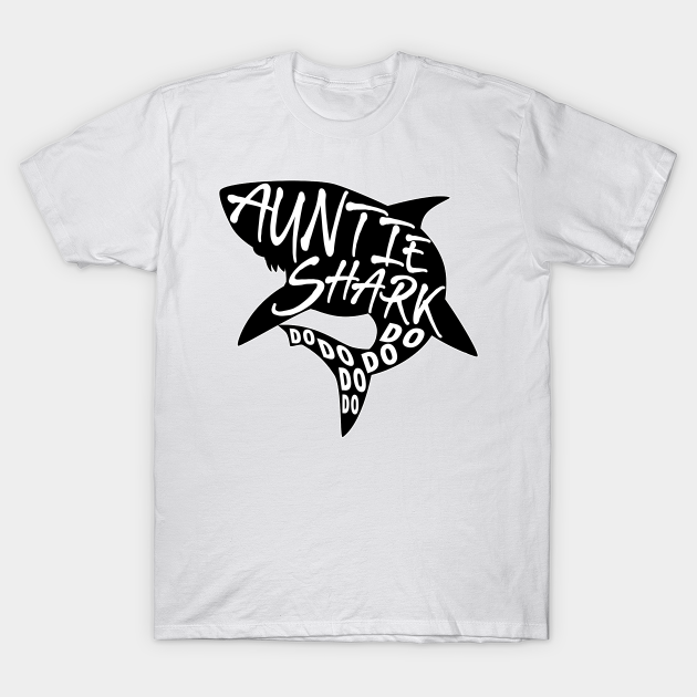 baby shark auntie t shirt