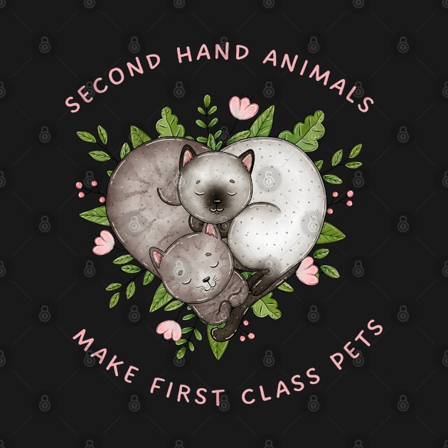 SECOND HAND ANIMALS MAKE FIRST CLASS PETS by Clouth Clothing 