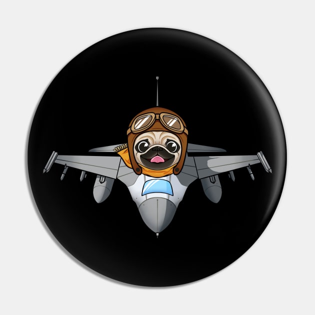 Pug Fighter Squadron: Taking the Skies by Paw Pin by Holymayo Tee