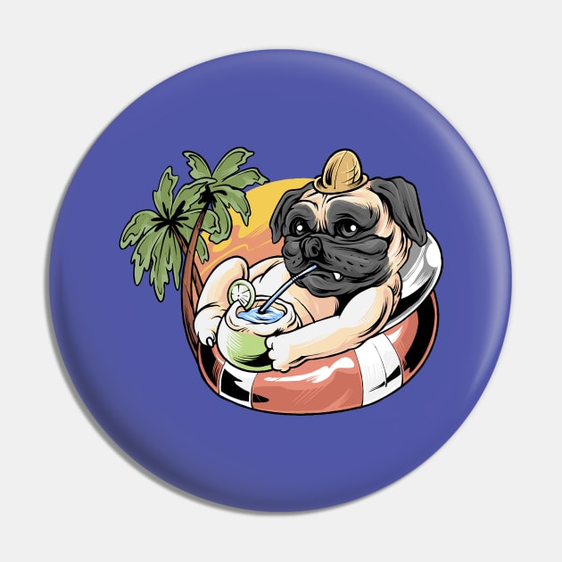 Summer Dog Enjoy Pin by Wagum Std