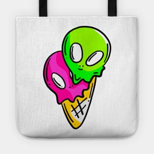 Sweet Alien Cute Alien Space Aliens Tote