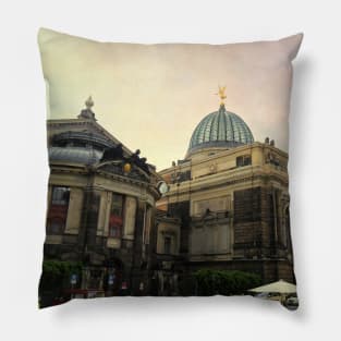 Dresden Germany sightseeing trip photography from city scape Europe trip Pillow