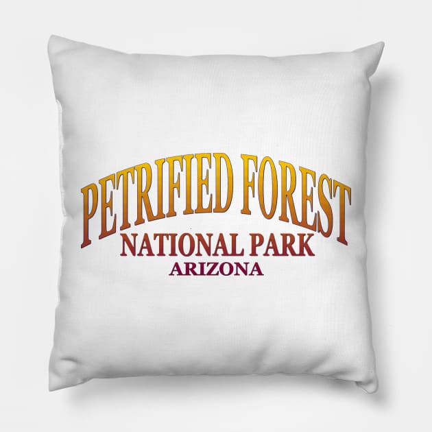 Petrified Forest National Park, Arizona Pillow by Naves