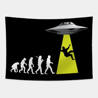 Evolution and Alien Abductions Tapestry