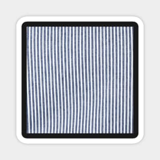 Blue & White Striped Nautical Print Home Decor & Gifts Magnet