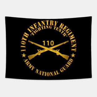 110th Infantry Regiment - Fighting Tenth - Br - ARNG  X 300 Tapestry