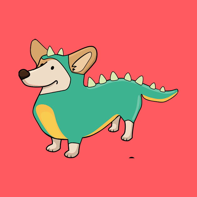 Corgisaurus by Wanderingangel