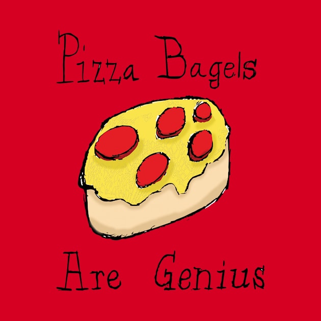 Pizza Bagels Are Genius by CuJo's Hangout