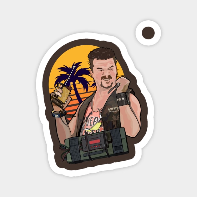 Danny McBride - Tropic Thunder Magnet by tharrisunCreative