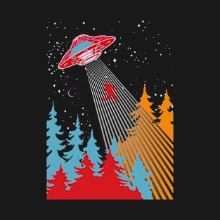 Take Me With You Alien Spaceship T-Shirt