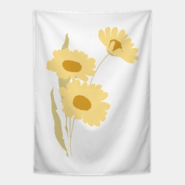 Daisies 1 Tapestry by littlemoondance