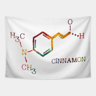 Cinnamon molecule Tapestry