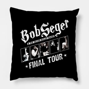 Special Bob the legend rock and Roll american Seger Final Tour Pillow